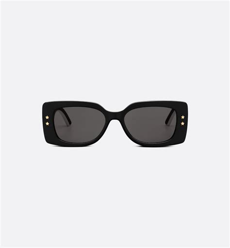 DiorPacific S1U Black Square Sunglasses .